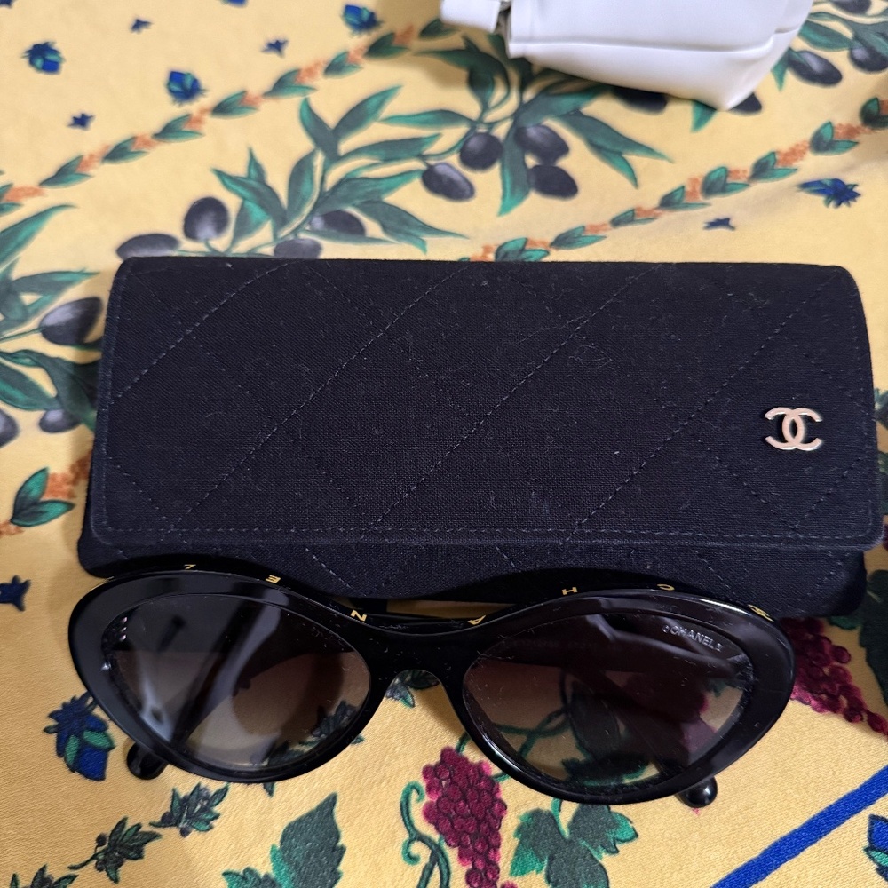 Chanel Oval Sunglasses